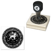Chinese Zodiac Dog ID542 Rubberstempel (Gestempeld)