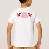 CHINESE ZODIAC DOG PAPERCUT ILLUSTRATIE T-SHIRT (Achterkant)