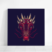 Chinese Zodiac Draak Muur Kunstprint Japandi Decor Canvas Afdruk