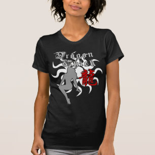 Chinese Zodiac Dragon Chick Black T-Shirt