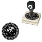Chinese Zodiac Dragon ID542 Rubberstempel (Gestempeld)
