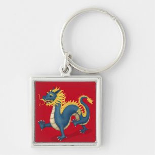 Chinese Zodiac Dragon Leuke Astrologie Teken Rood Sleutelhanger