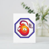 Chinese Zodiac Dragon Sign Gift Briefkaart (Staand voorkant)