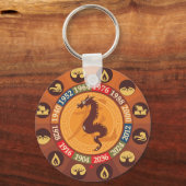 Chinese Zodiac - Dragon Sleutelhanger (Voorkant)