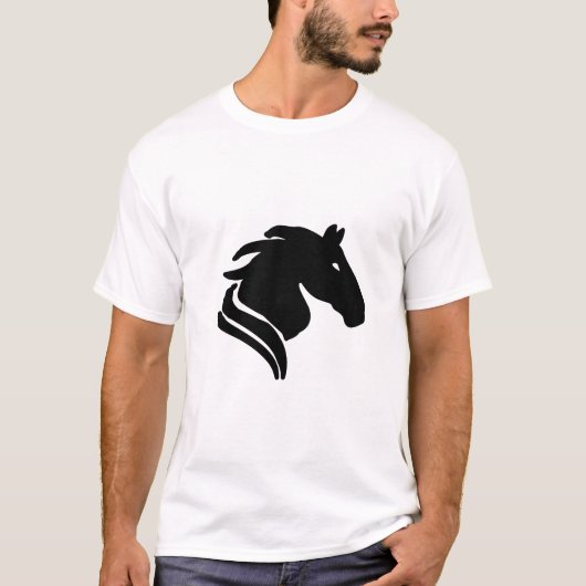 Chinese Zodiac Horse Design T-shirt (Voorkant)