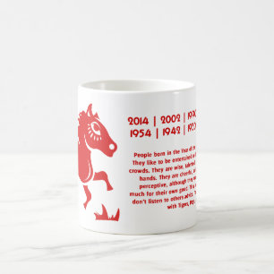 CHINESE ZODIAC HORSE PAPERCUT ILLUSTRATION KOFFIEMOK
