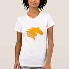 Chinese Zodiac Horse Yellow T‑Shirt for Women T-shirt