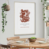 Chinese Zodiac Jaar van de Verjaardag van de Hond  Poster