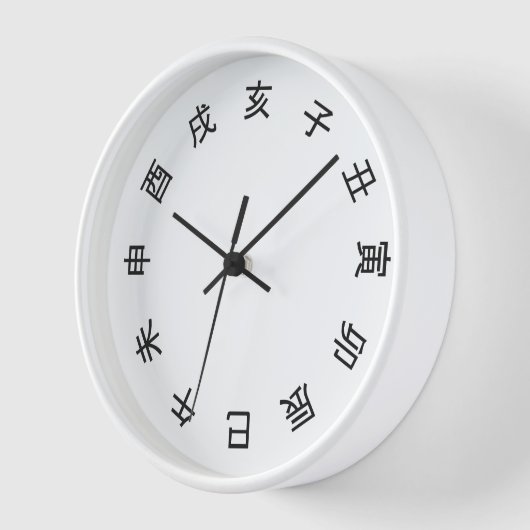 Chinese Zodiac Kanji (rotated Clock) (Hoek)