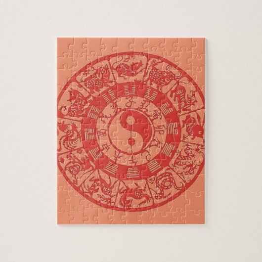 "Chinese Zodiac" Legpuzzel (Verticaal)