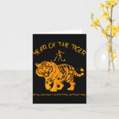 Chinese Zodiac Lunar New Year Astrology Horoscope  Kaart (Gele Bloem)