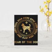 Chinese Zodiac Lunar New Year Astrology Horoscope Kaart (Gele Bloem)