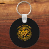 Chinese Zodiac New Year Of The Rat Sign Sleutelhanger (Voorkant)