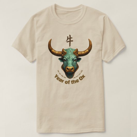 Chinese Zodiac "Ox" T-Shirt (Design voorkant)