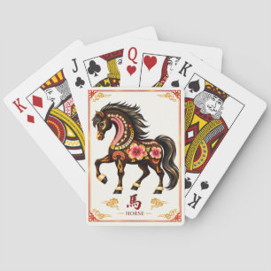 Chinese Zodiac Paard Speelkaarten