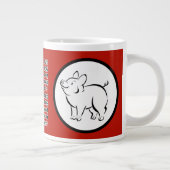 Chinese Zodiac Pig Jumbo Mok (Rechts)