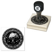 Chinese Zodiac Rat ID542 Rubberstempel (Gestempeld)