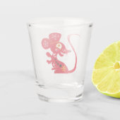 Chinese Zodiac Rat Shot Glas (Achterkant)