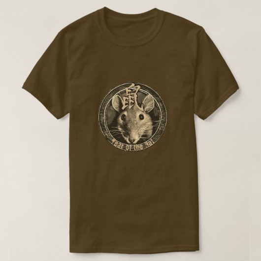 Chinese Zodiac "Rat" T-Shirt (Design voorkant)