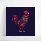 Chinese Zodiac Rooster Wall Art Print | Japandi 