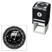 Chinese Zodiac Sheep ID542 Zelfinktende Stempel (In situ)