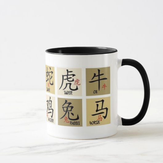 Chinese Zodiac Signs Mok (Rechts)