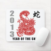 Chinese Zodiac Snake 2013 Muismat (Met muis)
