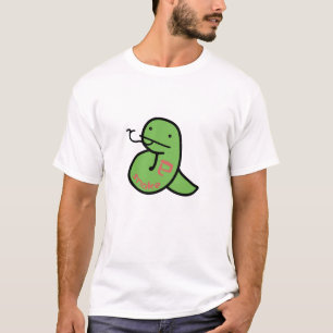 Chinese Zodiac Snake Doodle Art T-shirt