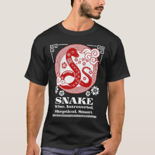 Chinese Zodiac Snake Personality T-shirt