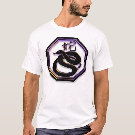 Chinese Zodiac ~ Snake T-shirt (Voorkant)