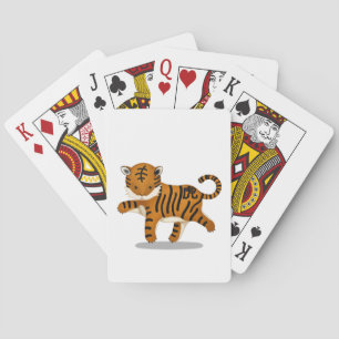 Chinese Zodiac Tiger Leuke Astrologie Teken Wit Pokerkaarten