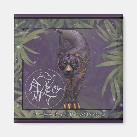 Chinese Zodiac Tiger Magnet (Voorkant)