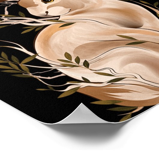 Chinese Zodiac Year Of The Rabbit Animal Sign Luna Poster (Hoek)