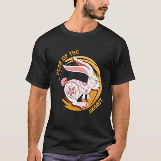 Chinese Zodiac Year of the Rabbit Chinese New Year T-shirt (Voorkant)