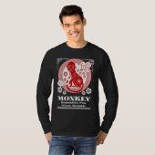 Chinese Zodiak Aap Persoonlijkheid T-shirt (Voorkant volledig)