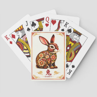 Chinese Zodiak Konijn Speelkaarten