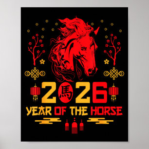 Chinese Zodiak Paard2026 Decoraties Jaar Van Het P