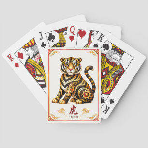 Chinese Zodiak Tijger Speelkaarten