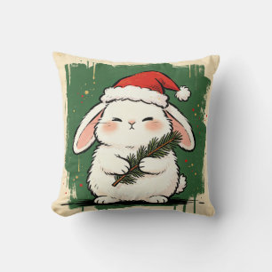 Chinese Zodiakale Kerstkonijn Worpkussen Kussen
