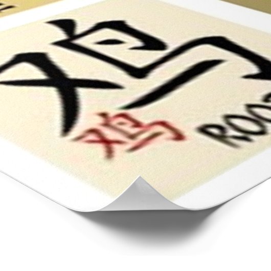 Chinese Zodic Signs Poster (Hoek)