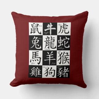 chinese zodische kussen