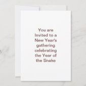 Chinese zodische symbolen kaart (Achterkant)