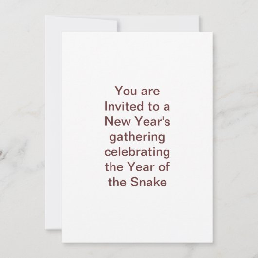 Chinese zodische symbolen kaart (Achterkant)