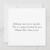 Chinese zodische symbolen kaart (Achterkant)