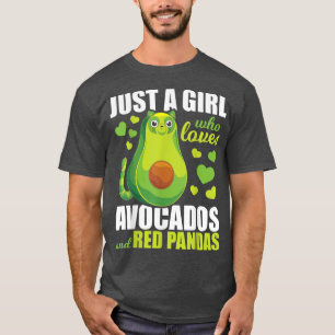 Chinese Zoo Dierenvriend Girls Avocado Women Red P T-shirt