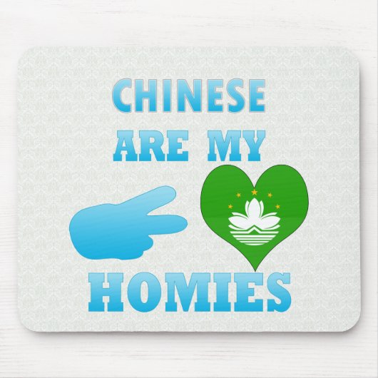 Chinesen zijn mijn huizen muismat (Voorkant)