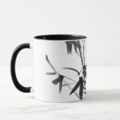 Chinesische Bambus-Tuschekunst Mok (Links)