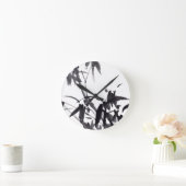 Chinesische Bambus-Tuschekunst  Ronde Klok (Huis)