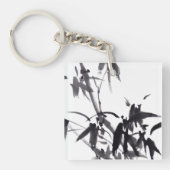 Chinesische Bambus-Tuschekunst  Sleutelhanger (voorkant)