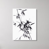 Chinesische Kunst mit  Bambusmalerei  Canvas Afdruk (Voorkant)